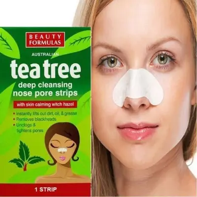 Picture of Tea Tree Deep Cleansing Nose Pore Strips - 6ps