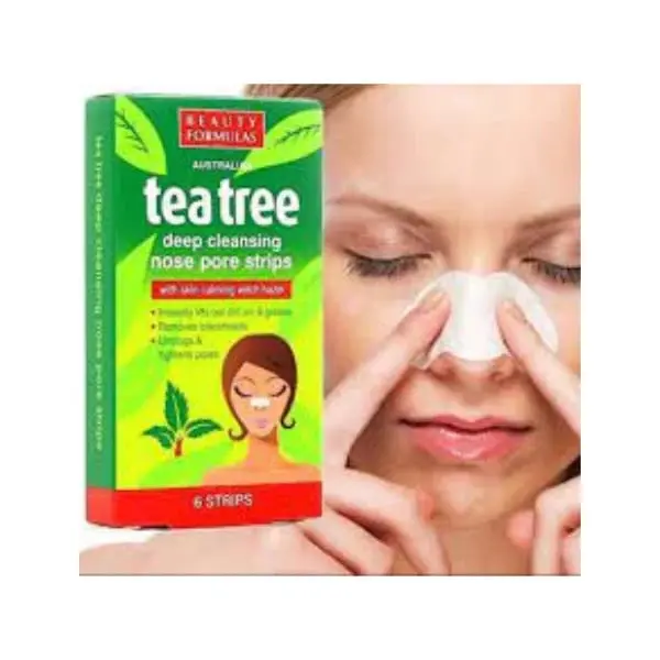 Picture of Tea Tree Deep Cleansing Nose Pore Strips - 6ps
