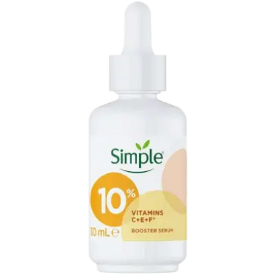 Picture of Simple Serum With 10% Vitamin C+E+F 30ml | For Youthful Glowing Skin & Instant Visible Results | For All Skin Types