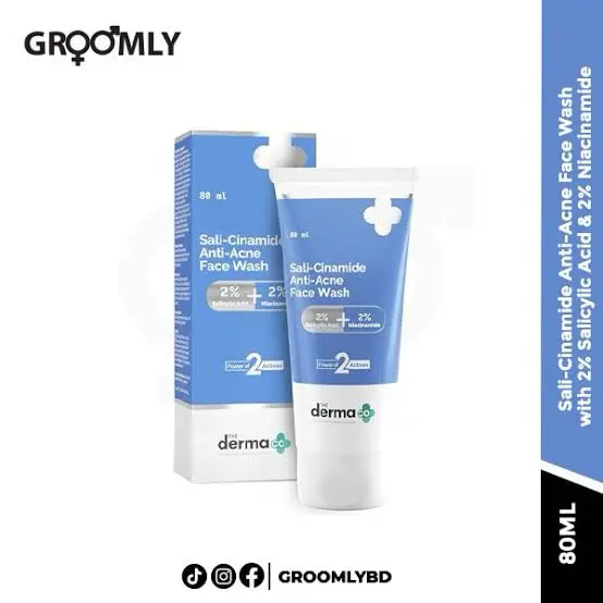 Picture of The Derma Co Sali Cinamide Anti Acne Face Wash - 80ml