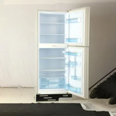 Picture of VISION Glass Door Refrigerator RE-280 Liter Vase W Magnolia Flower Top Mount