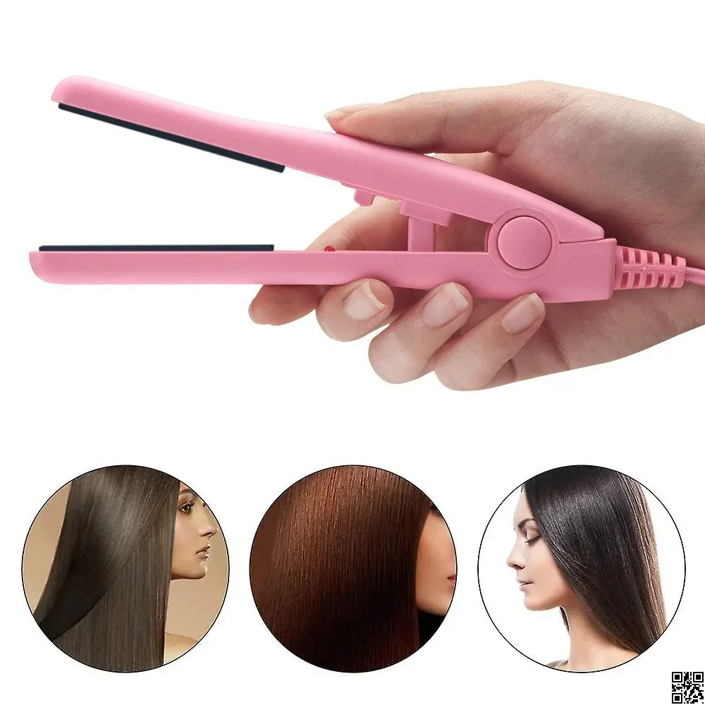 Picture of Mini Hair Flat Iron Ceramic Plate Hair Straightener