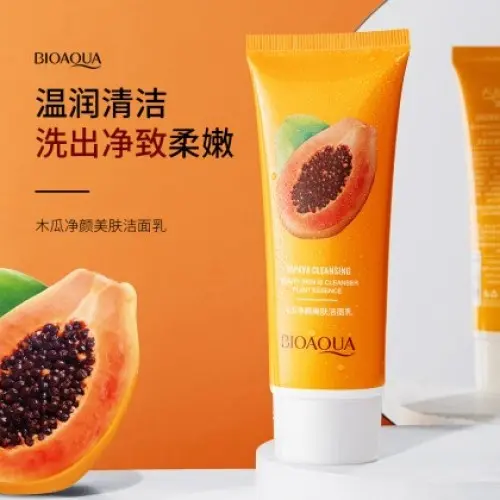 Picture of BIOAQUA Papaya Cleanser face Wash -100gm (1PCs)