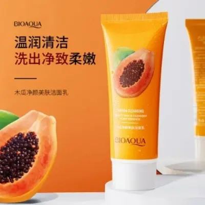 Picture of BIOAQUA Papaya Cleanser face Wash -100gm (1PCs)
