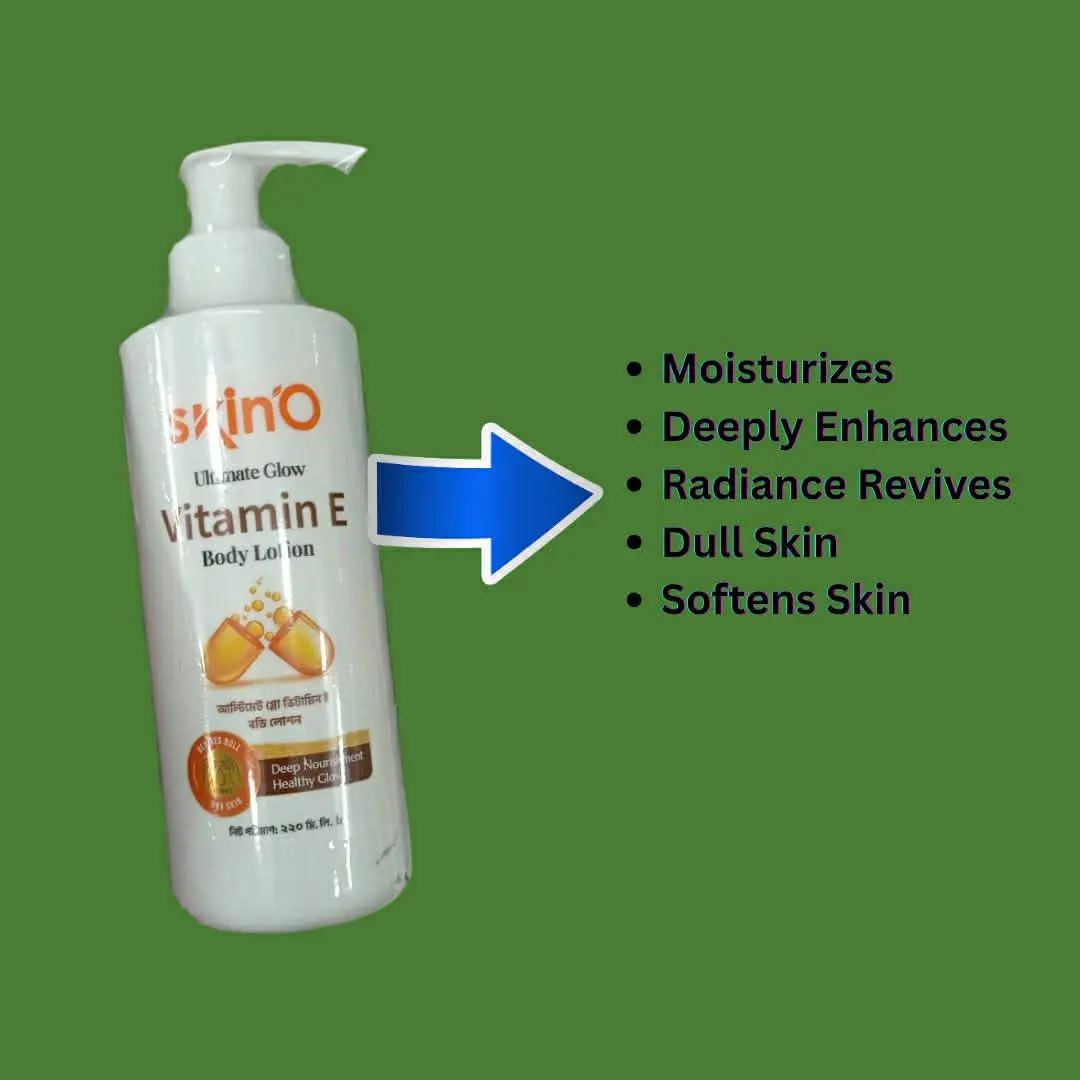 Picture of SKINO ULTIMATE GLOW VITAMIN E NOURISHING BODY LOTION 200ML