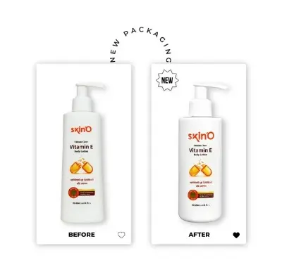 Picture of SKINO ULTIMATE GLOW VITAMIN E NOURISHING BODY LOTION 200ML