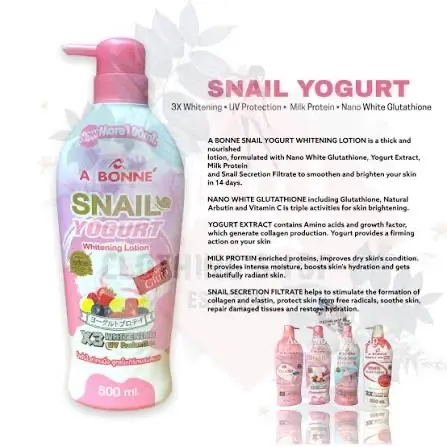 Picture of A Bonne’ Snail Yogurt Lotion – 500ml