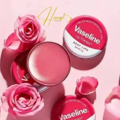 Picture of Vaseline Lip Therapy Rossy Lips 20g 1pcs - Authentic Rose Flavour Lip Balm
