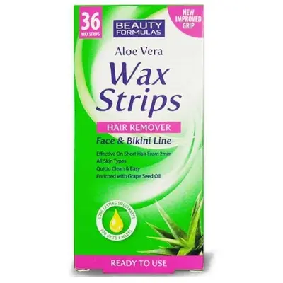 Picture of Beauty Formulas Wax Strips For Face & Bikini Line 36 psc