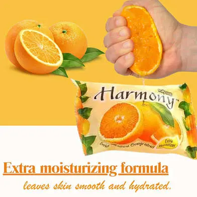 Picture of Harmony Fruity Orange Soap (3 pcs) - 45 gm