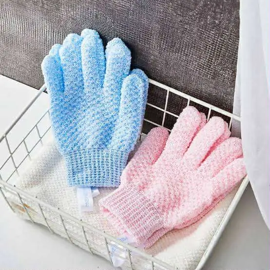 Picture of 1pcs Bath Gloves For Peeling Exfoliating Mitt Glove For Shower Scrub Gloves Resistance Massage Sponge Wash Skin Exfoliator