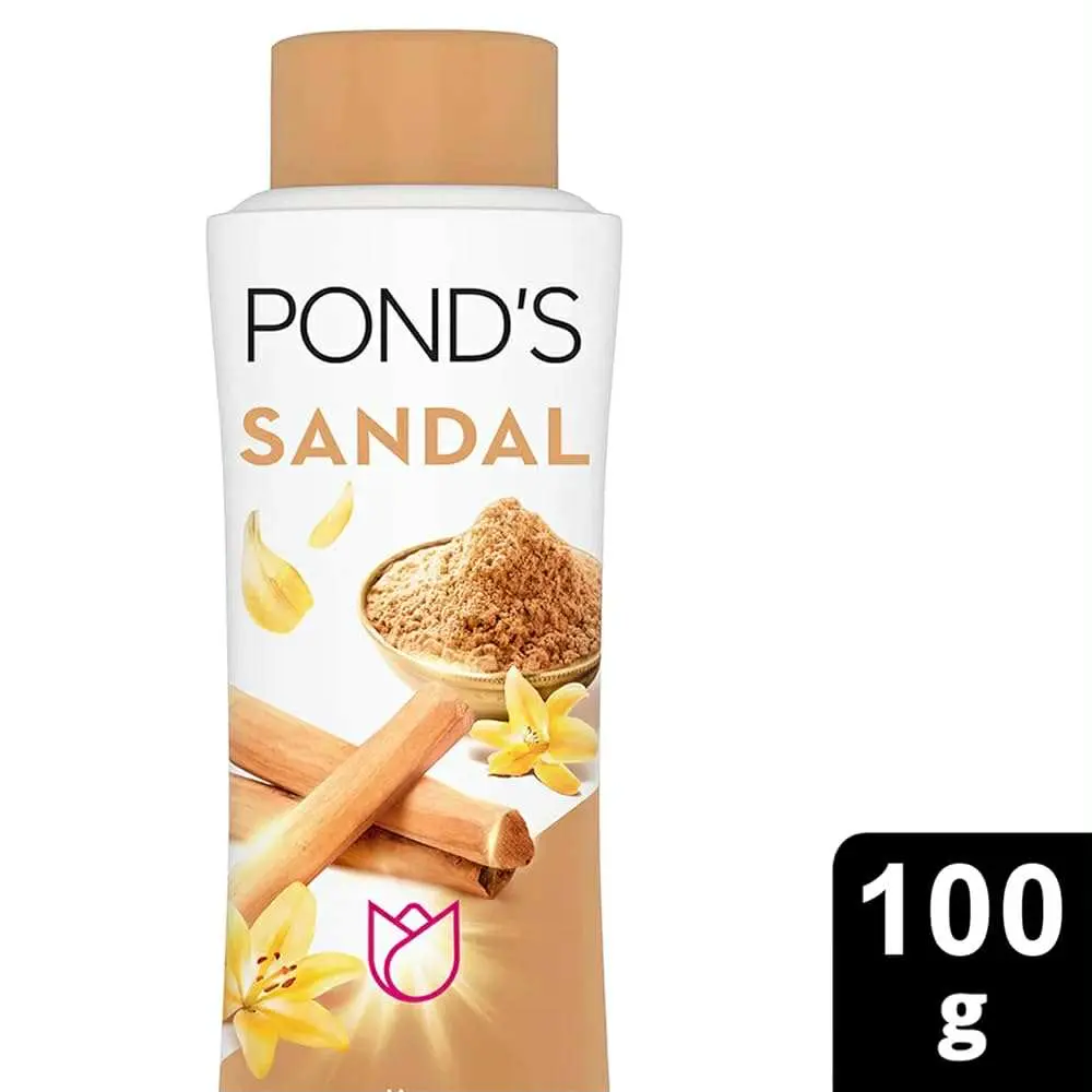 Picture of Ponds Sandal Radiance talcum powder 100gm
