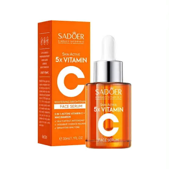 Picture of SADOER 5 in 1 Active Vitamin C + Niacinamide Face Serum, 5x Vitamin Whitening Brightening Essence - 30ml