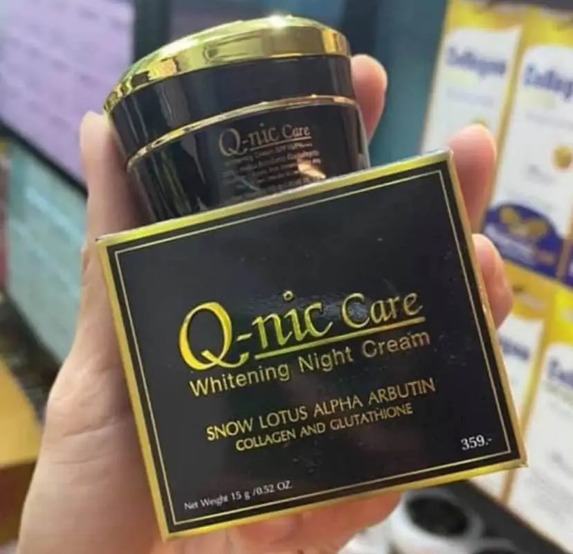 Picture of Q-nic Care Whitening Night Cream for Face 15 G Skin Lightening And Brightening Effect