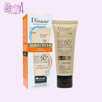 Picture of Disar Beauty Sunscreen Bronz Foudation SPF 50+ PA+++ - 40gm