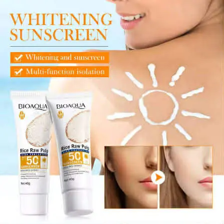 Picture of Bioaqua Rice Raw Pulp Sunscreen SPF 50+ Pa+++ 40G