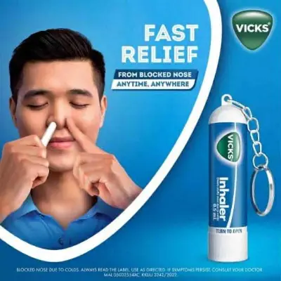 Picture of Vicks Nasal Inhaler with Keychain 0.5 Ml