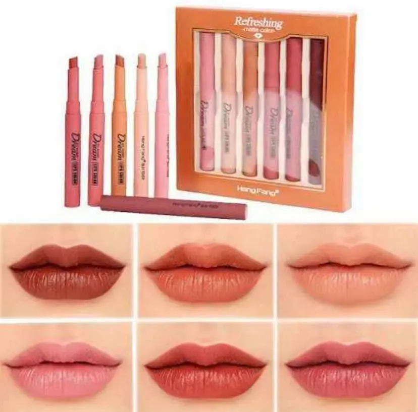 Picture of HengFang Matte Lipstick 6 Pcs Set