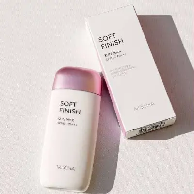 Picture of Missha All Around Safe Block Soft Finish Sun Milk SPF50+ Or PA+++