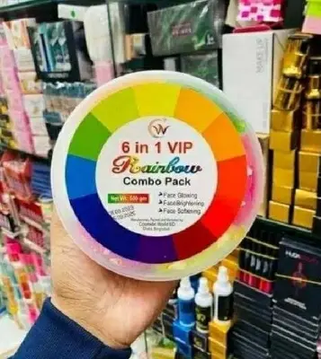 Picture of 6 in 1 vip Rainbow combo face pack 500ml