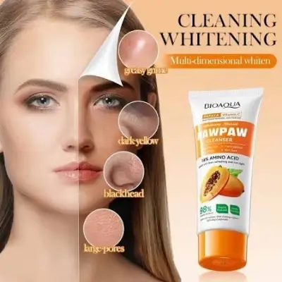 Picture of BIOAQUA papaya Vitamin C Whitning & Nourish PAWPAW Face Cleanser- 100gm