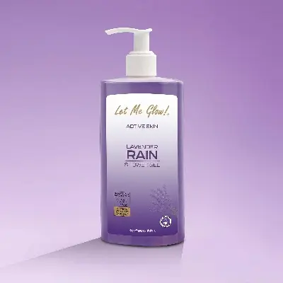 Picture of Let Me Glow Active Skin Lvender Rain Shower Gel - 250ml