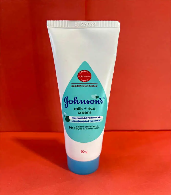 Picture of Johnsons Baby Milk Rice Cream - 50g