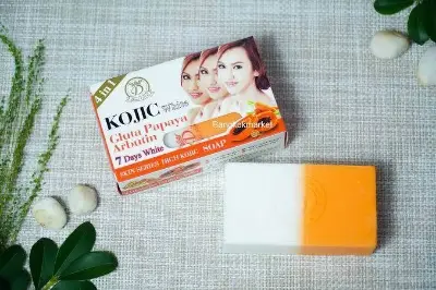 Picture of Kojic White Gluta Papaya Arbutin 7 Days White Soap 4in 1