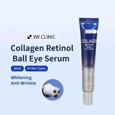 Picture of 3W CLINIC Collagen Retinol Ball Anti-wrinkle Eye Serum with Rolling Massage Ball- 30ml
