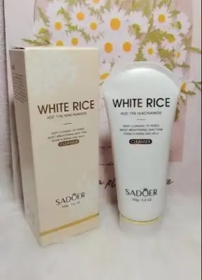 Picture of SADOER White Rice Nicotinamide Brightening Cleanser Gentle Cleansing Cleanser