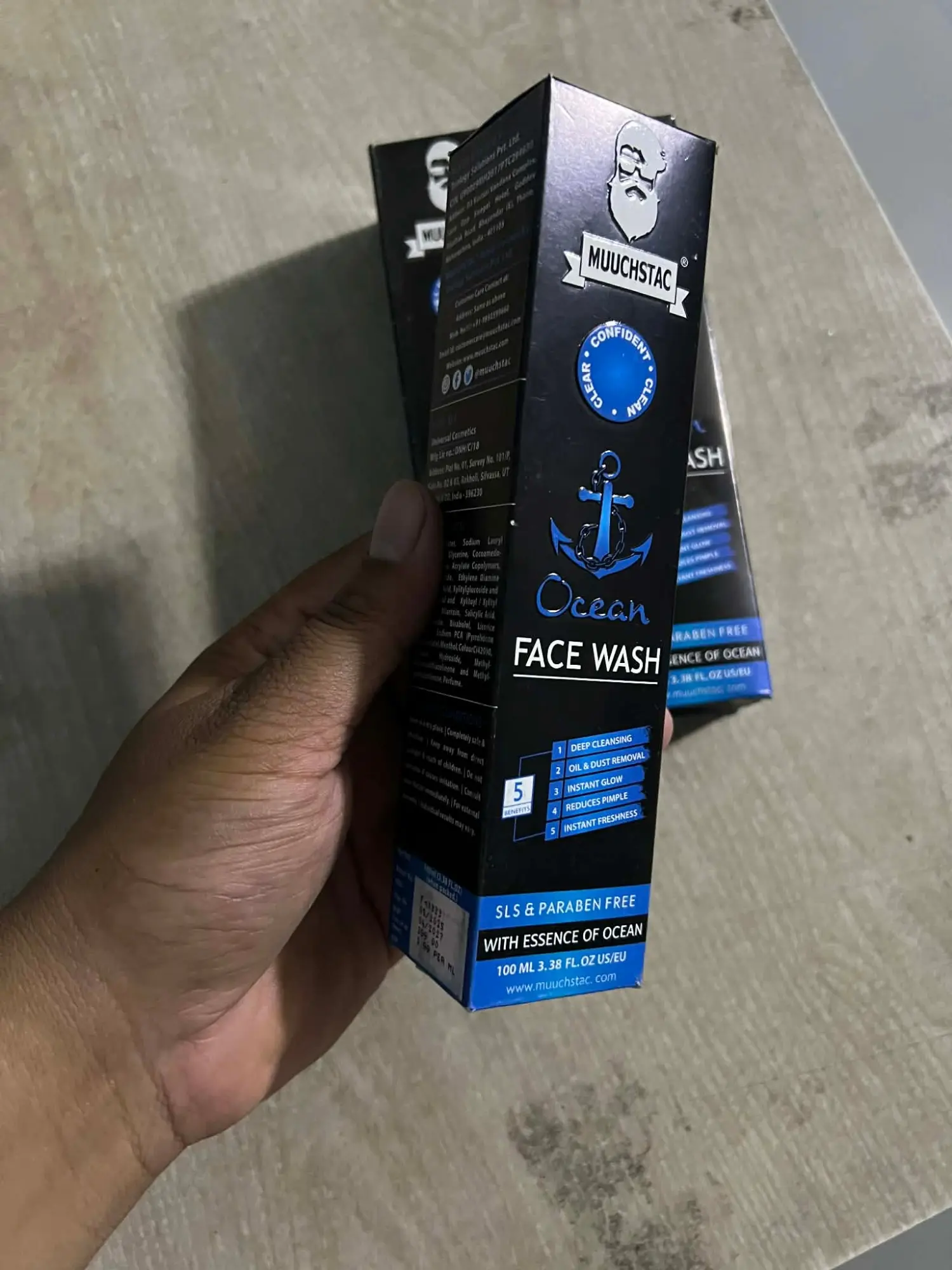 Picture of Muuchstac Ocean Face Wash for Men (100 ml)