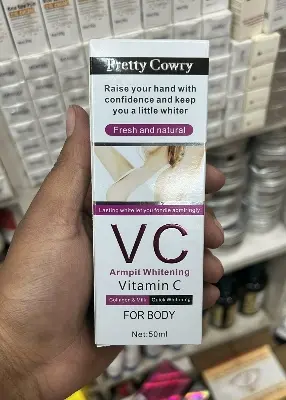 Picture of Pretty cowry VC Underarm Whitening Cream for Bikini Elbow Armpit Knee Dark Area Lightening-50gm