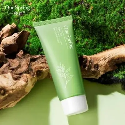 Picture of One Spring Green tea Moisturizing Deep Cleansing Facial Cleanser- 100g