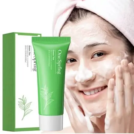 Picture of One Spring Green tea Moisturizing Deep Cleansing Facial Cleanser- 100g