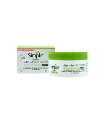 Picture of Simple Kind To Skin Vital Vitamin Night Cream - 50ml