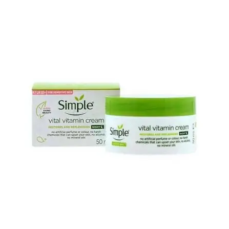 Picture of Simple Kind To Skin Vital Vitamin Night Cream - 50ml