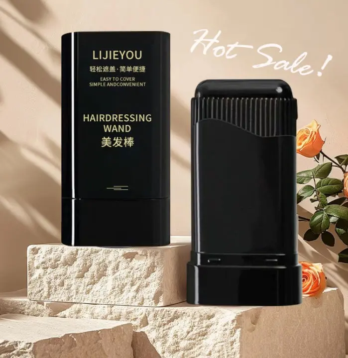 Picture of Hair Color Stick for White Hair Coverage | Natural Black Hairdressing Wand | Waterproof and Sweat-Proof Hair Dye Comb for Gray Hair Coverage (20 Gram