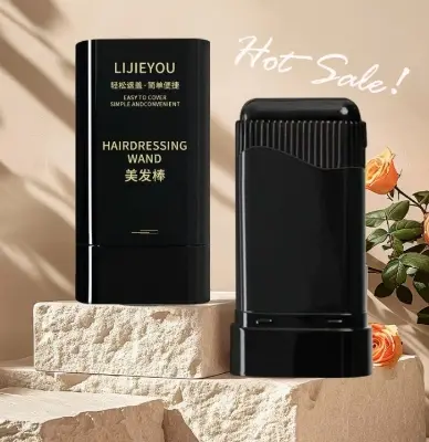 Picture of Hair Color Stick for White Hair Coverage | Natural Black Hairdressing Wand | Waterproof and Sweat-Proof Hair Dye Comb for Gray Hair Coverage (20 Gram