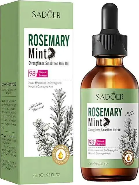 Picture of SADOER Mint Rosemary Strengthening Hair Oil 55ml