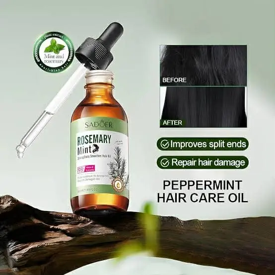 Picture of SADOER Mint Rosemary Strengthening Hair Oil 55ml