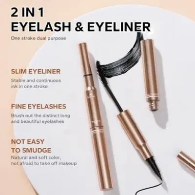 Picture of Beauty Glazed Double-Head Mascara Eyeliner - 2-in-1 Mascara and Eyeliner for Lash Extension