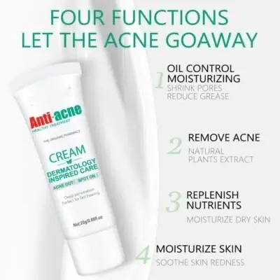 Picture of AICHUN BEAUTY Anti-Acne Cream Treats Pimple Clogged Pores Oil Control Reduces Acne Scars Shrinks Pores 20g / 0.68fl.oz