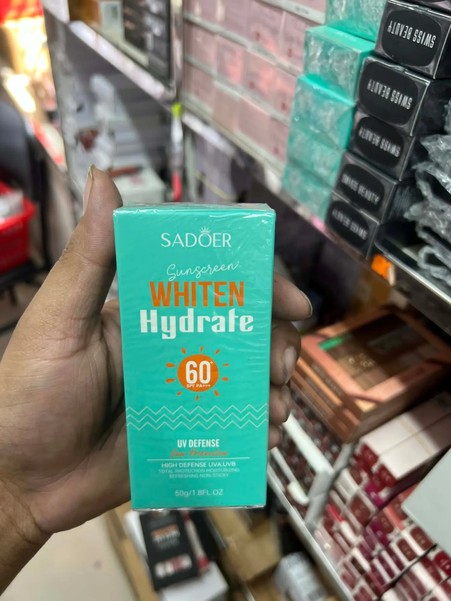 Picture of SADOER Whiten & Hydrate 60 PA+++ UV Defense Sun Protection- 50g