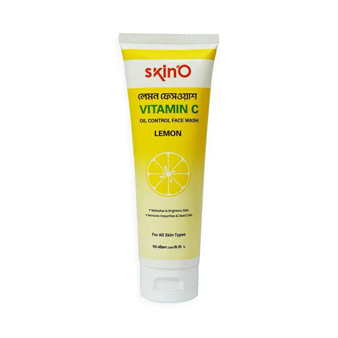 Picture of skinO Vitamin C Oil Control Facewash (Lemon) 110ml