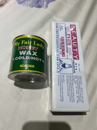 Picture of My Fair Lady Hot/ Cold Wax Easy To Use 200ml Body Hair Removal with WAX Paper 80pcs Combo