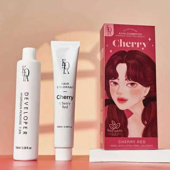 Picture of KOTA Hair Color Cream 100ml color+ 100ml developer  CHERRY RED (Next lavel cosmic)