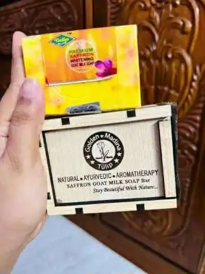 Picture of Premium Saffron Goat Milk Soap 100g (Next lavel cosmic)