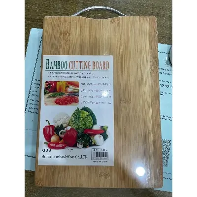 Picture of Wooden Cutting and Chopin Board With Handle 24*34 cm - Brown