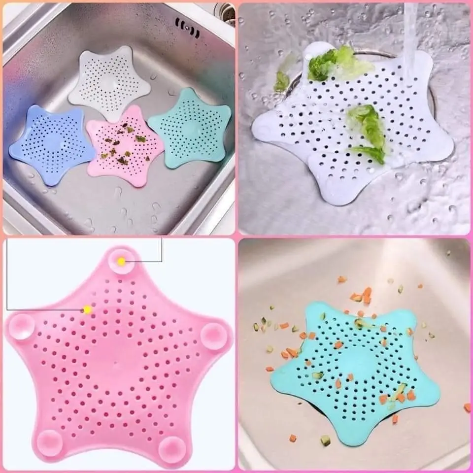 Picture of Stair sink filter pvc plastic 4 pcs set - Multicolor