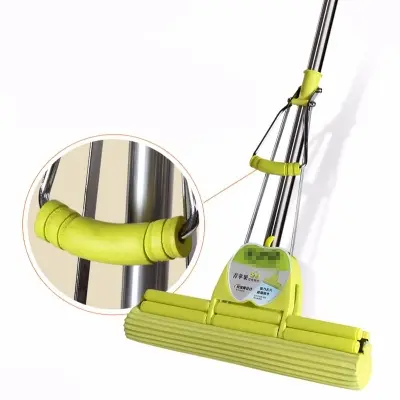 Picture of PVA Extendable Mop Roller Sponge Foam Rubber Mop Floor Super Cleaner - Green